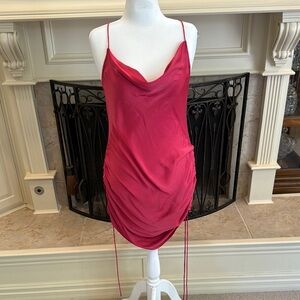 Free People Pink Chemise with Spaghetti Straps and Soft Fabric